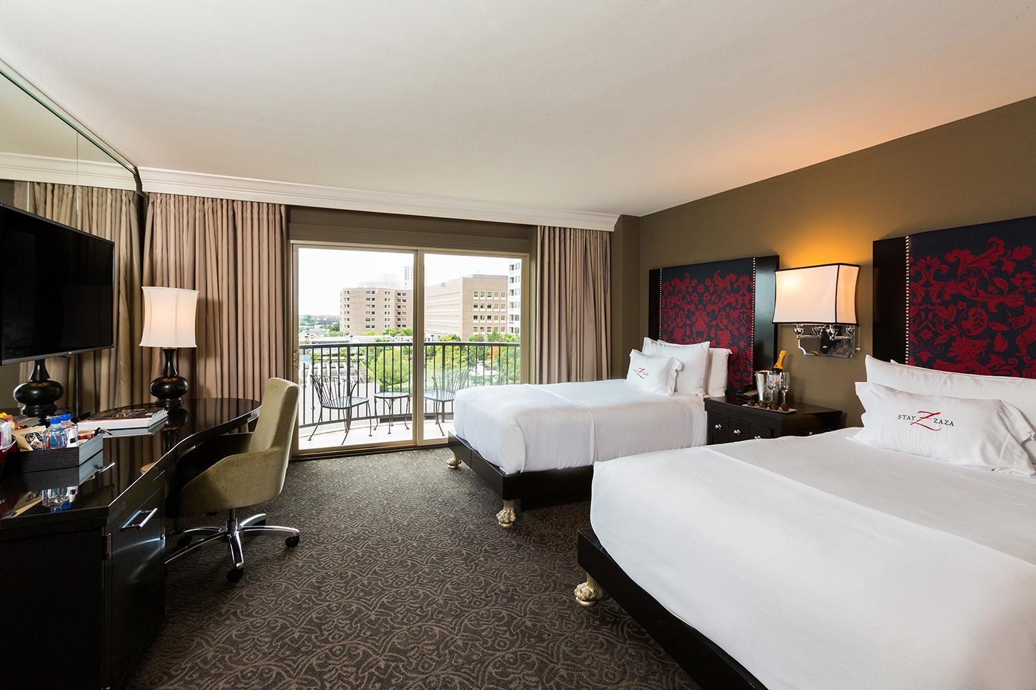 Standard Double Room, 2 Double Beds, Balcony